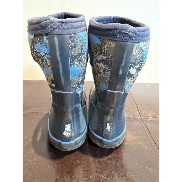 Bogs Grasp Camo Winter Rain Pull On Boots Youth Sz 13 Unisex Pull-on - Picture 4 of 7